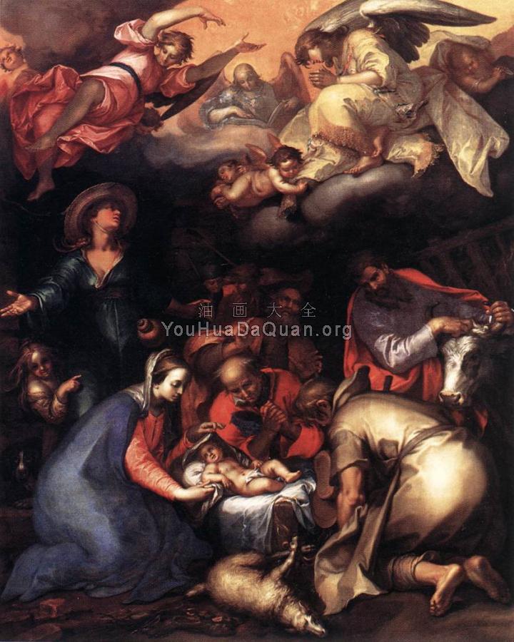 Adoration Of The Shepherds - 亚伯拉罕·布隆梅特